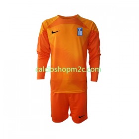 Grecia Portiere Bambino Maglia Terza 2022/2023 Manica Lunga (+ Pantaloncini)